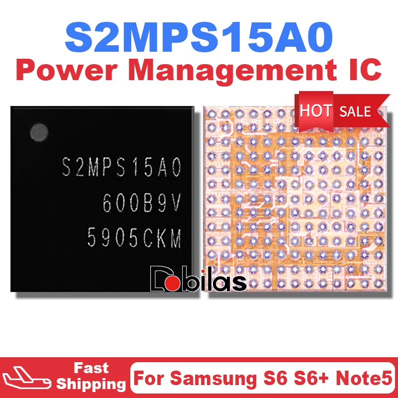 para Samsung Nota s6 G9200 s6 Mais G920f Bga Energia ic Gestão de Energia Fonte pm ic Circuitos Integrados Chipset Peças Lote S2mps15a0