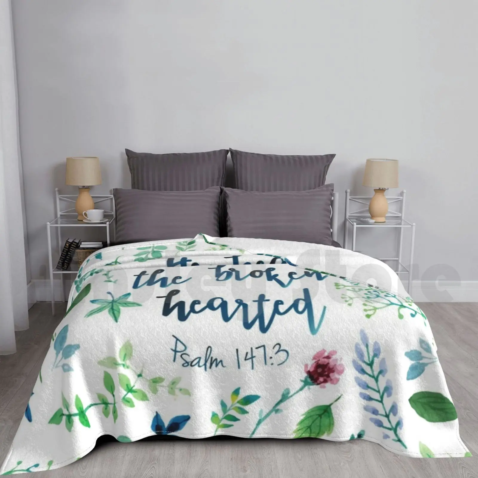 

Psalm 147 : 3 Blanket Super Soft Warm Light Thin Psalm 147 3 Words Speech Actions Truth Bible Verse Verses Quote Quotes