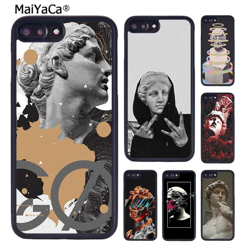 Абстрактная Паровая греческая скульптура Блестящий художественный чехол для