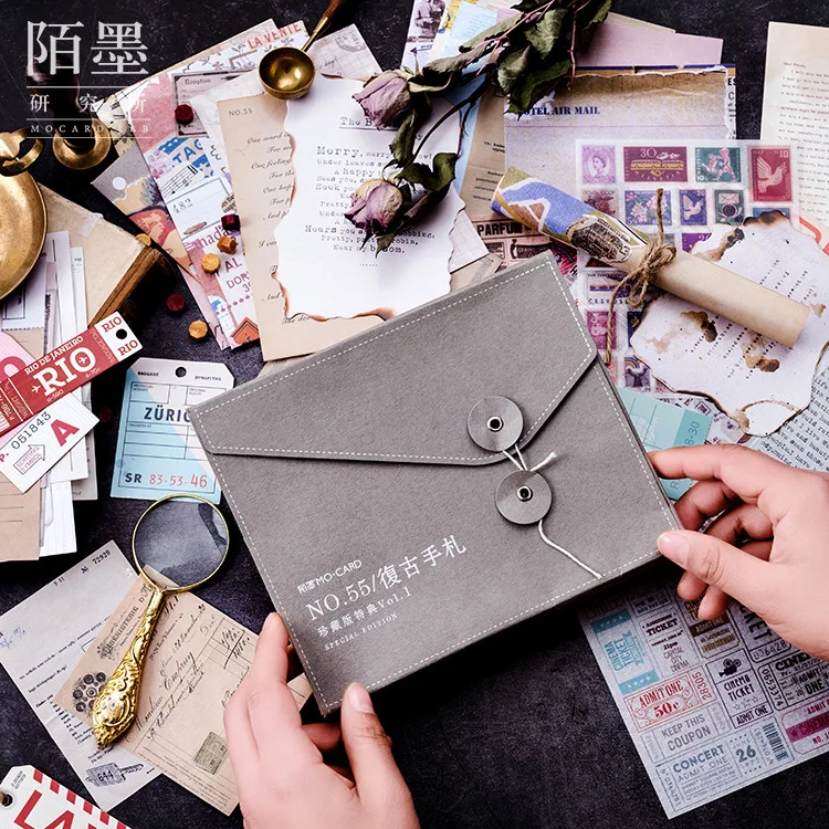 Старинная буква газета билета Air Mail бирки записываемая Памятка декоративные