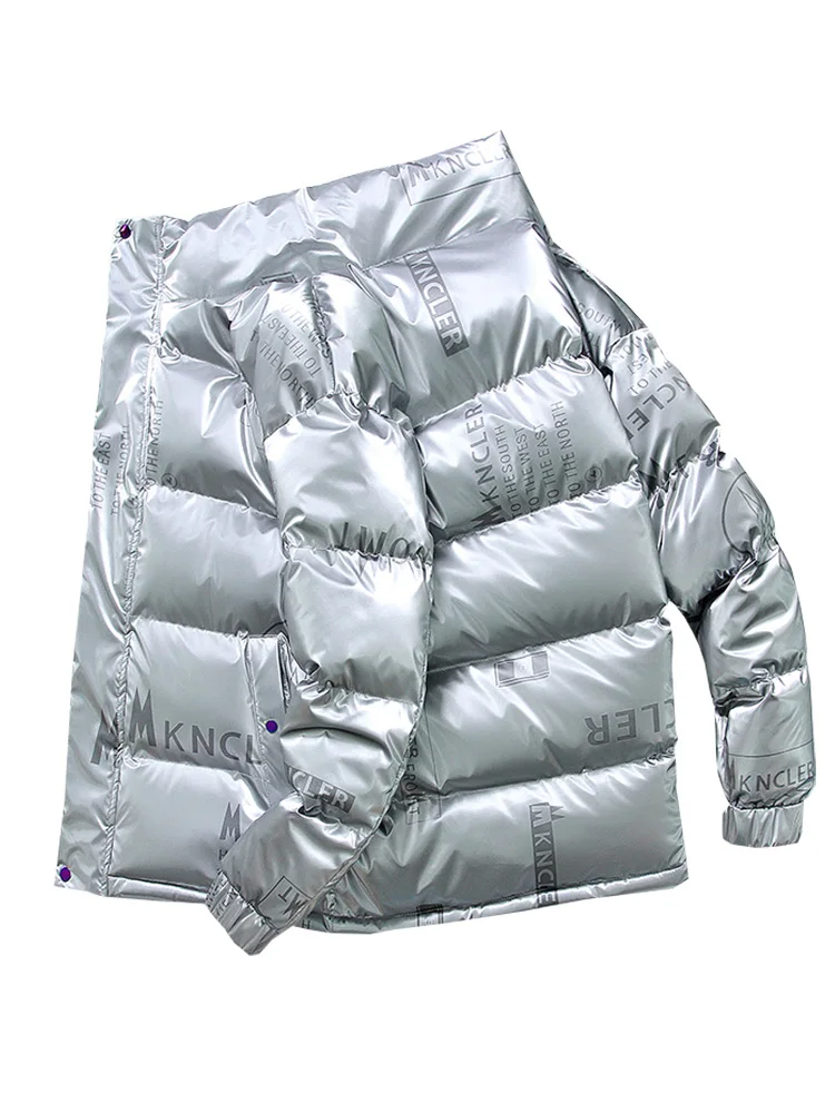 Men's Winter down Jacket off-Season Youth Lightweight Duck down Short Warm Stand-up Collar Thick Men's Clothes and Coat