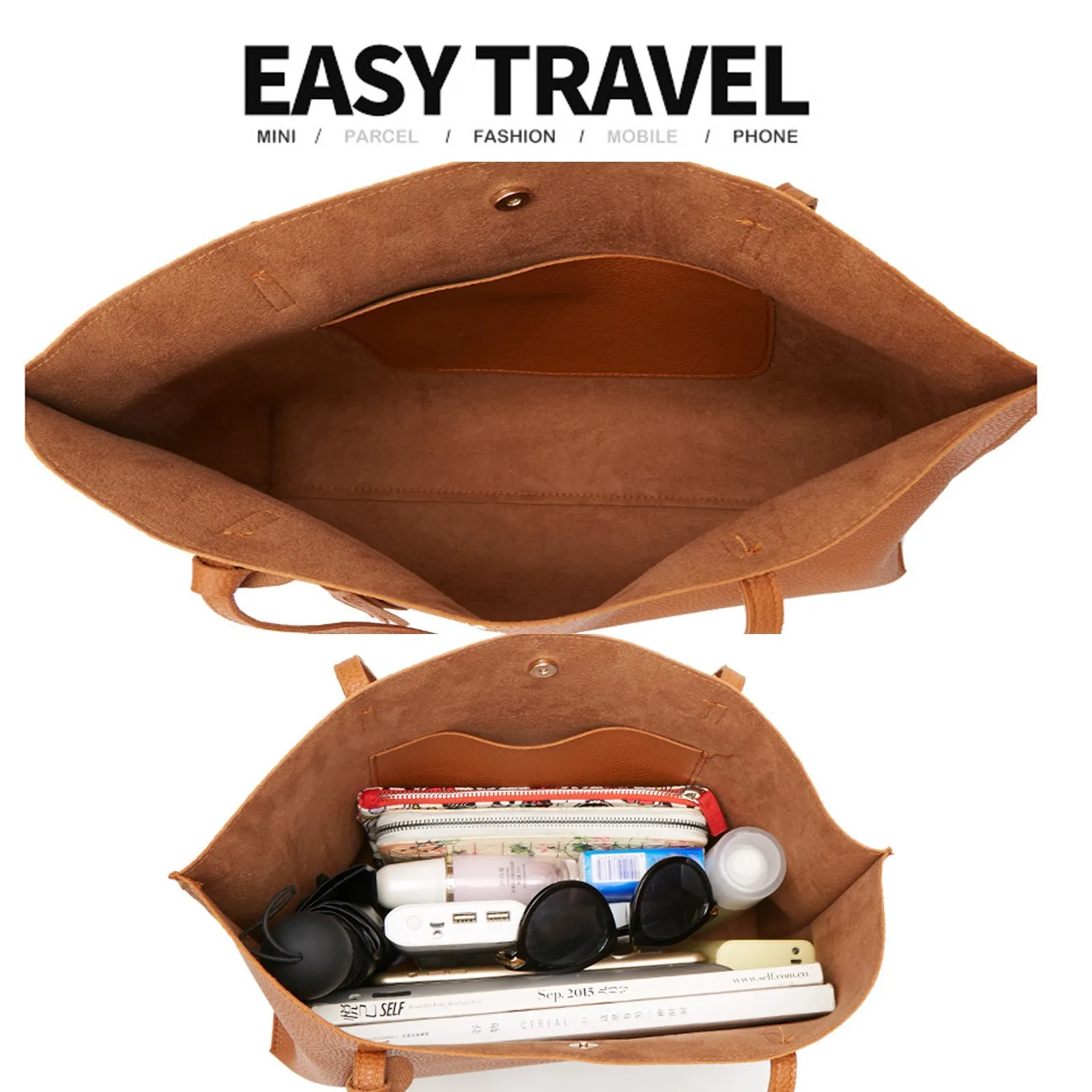 

Hot Sale New 2021 Handbags Hollow Shopping Bag Casual Tote Bag Female Soft Big Bag Slung Shoulder Bag New Large Handbags