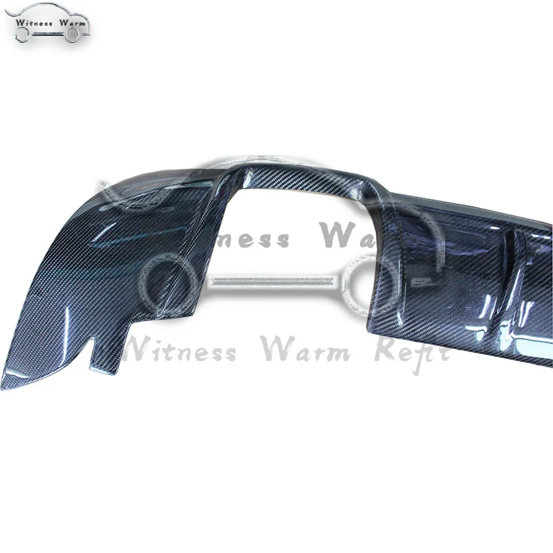 Задний диффузор из углеродного волокна/ФАП защитный спойлер бампера для Audi A3