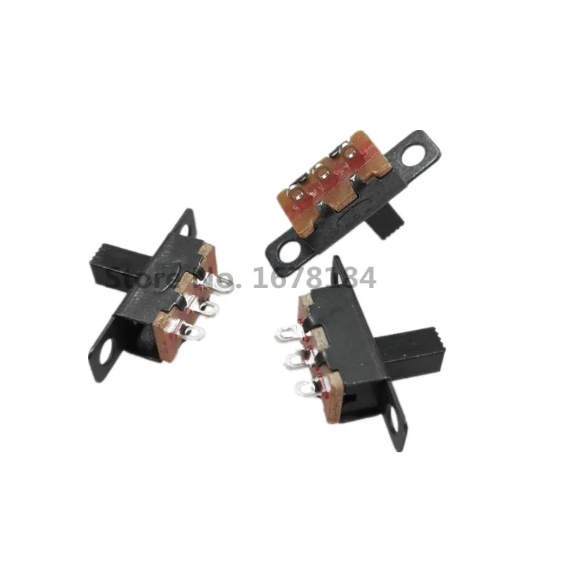 200 шт. SS12F15 тумблер 1P2T SPDT 3PIN SS-12F15 Скользящие переключатели ручка 4 мм. |