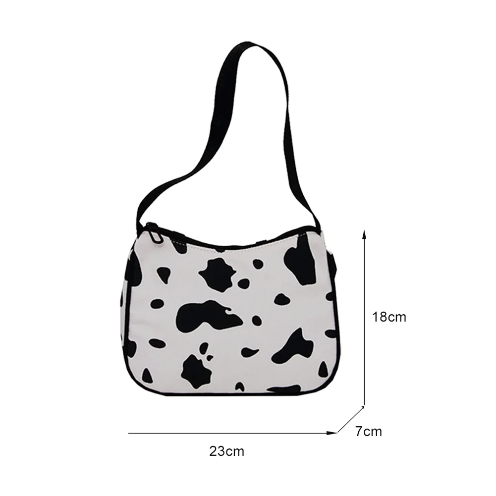 

Fashion Cow Pattern Crossbody Bag Women Ladies Simple Canvas Casual Shoulder Bags Female Travel Messenger Sling Handbags Pouch