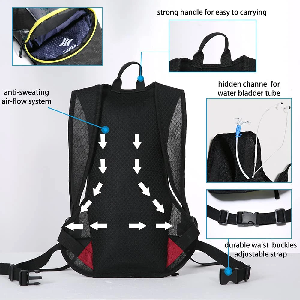 Велосипедный рюкзак Santic 15 л дышащий легкий ранец для езды на горном велосипеде