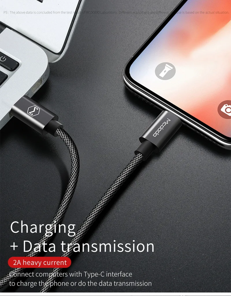MCDODO PD Зарядное устройство USB кабель для iPhone 11 Pro XS MAX 8 7 6 Plus Тип USB C для быстрой зарядки USB-C зарядки мобильного телефона
