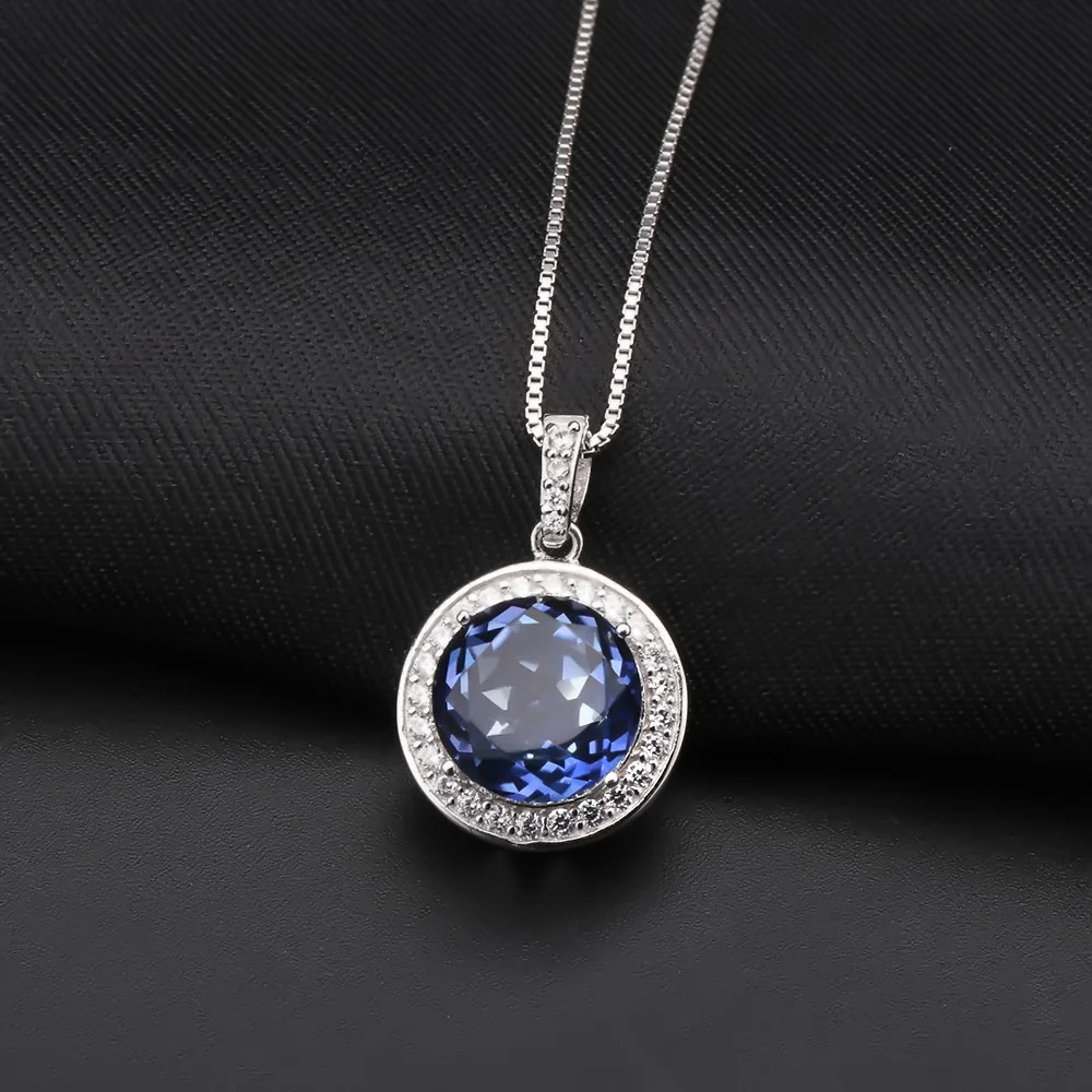 

Кольцо женское из серебра 925 пробы, с натуральным голубым мистическим кварцем