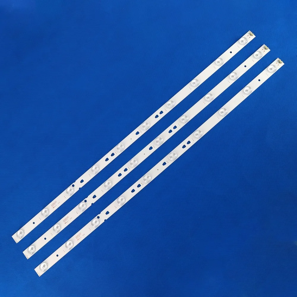 Светодиодный Подсветка полосы Новые 3 шт. 10 светодиодный s 635 мм для 32PAL535 LE32B310N