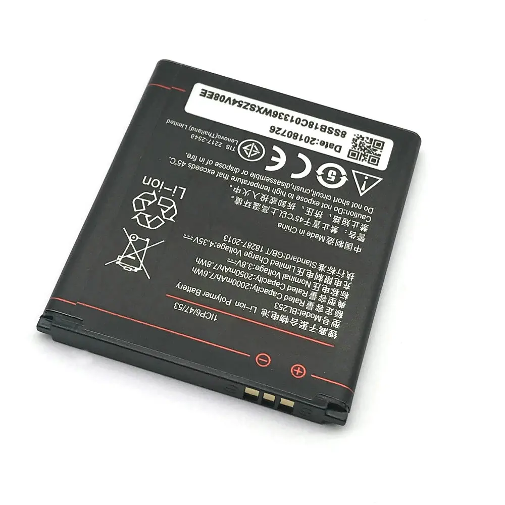 Новинка 2020 аккумулятор емкостью 2050 мАч BL253 для Lenovo A2010 BL 253 оригинальный запасной A