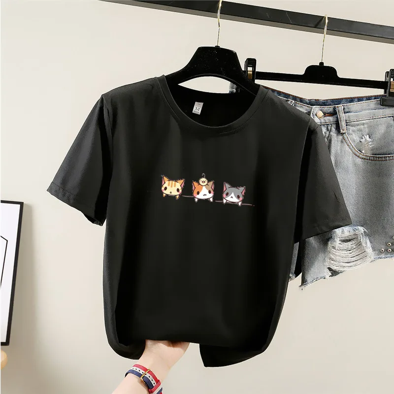 

Women T Shirt Melanie Martinez Cry Baby Pink Letters Print Cotton Casual Funny Shirt Lady Black