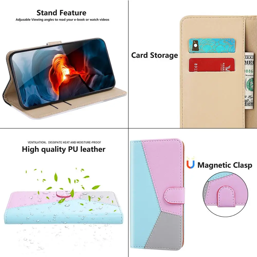 Кожаный чехол-бумажник с откидной крышкой для Huawei P smart 2019 чехол Mate 30 20 P20 P30 Lite Pro