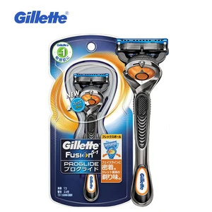 Gillette Fusion ProGlide Shaving Razor Blades For Men Safety Razors Original Face Beard Shaver Blade Sharp Refills 1Handle2blade