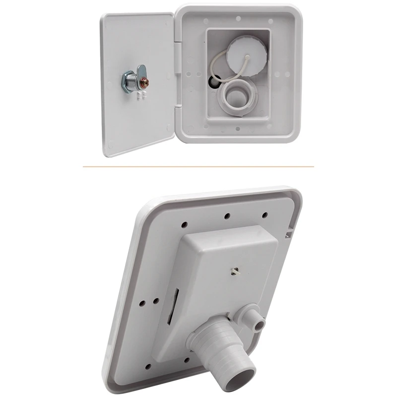 151X166 мм крышка люка RV Аксессуары Запираемые детали водоотвода с ключами