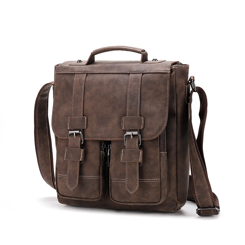 Мужские винтажные кожаные сумки США West Cowboy повседневная кожаная сумка мужские