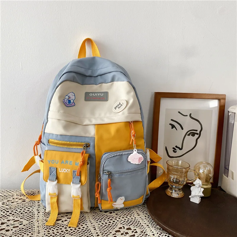 Японский Школьный ранец, большой школьный рюкзак, школьные рюкзаки, школьные модные рюкзаки, школьный японский рюкзак, женский рюкзак