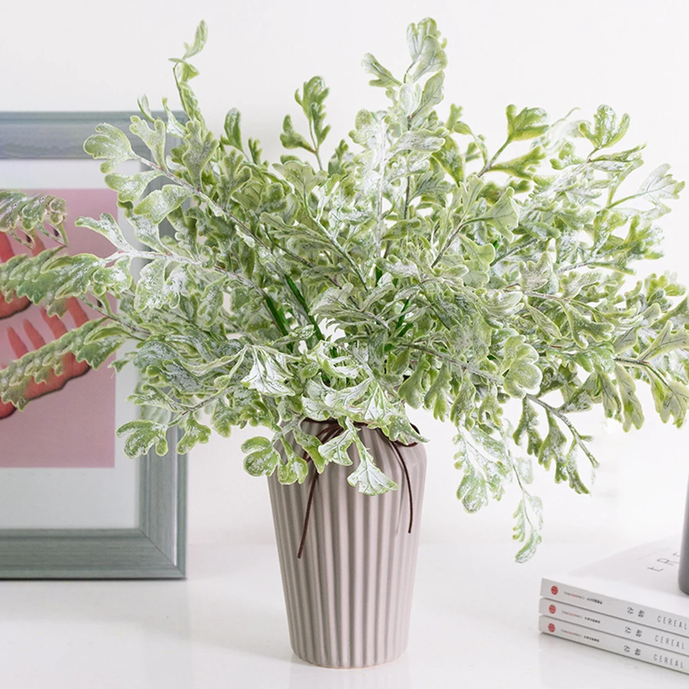 38 см Искусственный цветок Снег листья лотоса высококачественный поддельный