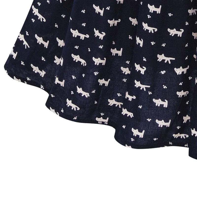 

2021 Fashion Elegant Casual Belted Mini Dress Women Summer Cartoon Animal Print Cute Sleeveless Beach Boho Tank Shirt Dress