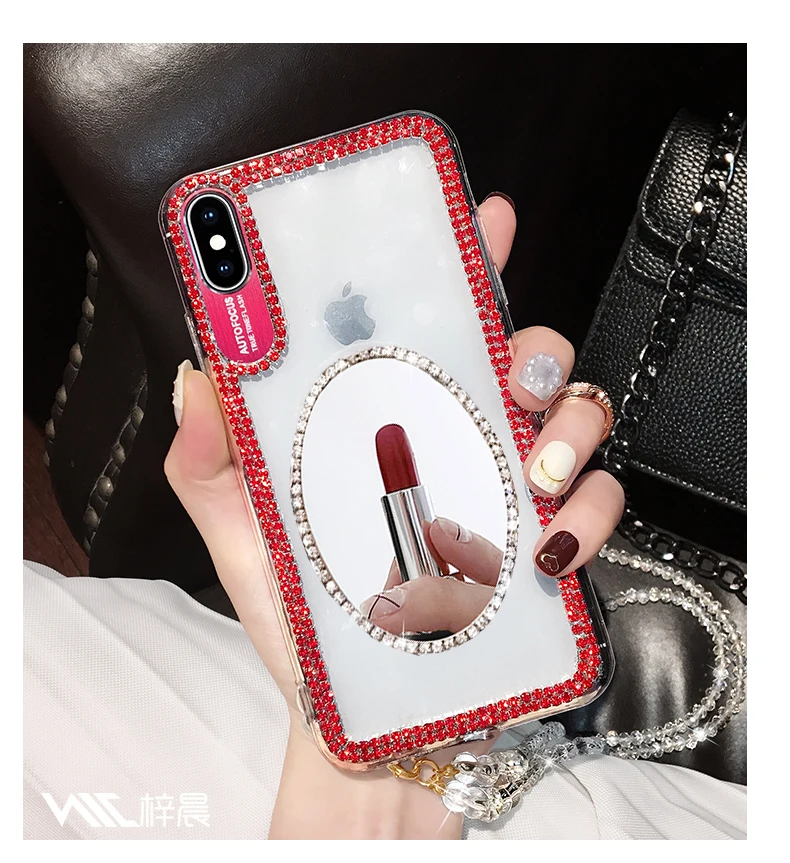 New Style Роскошный блестящий чехол с кольцом для пальца для iPhone X, 8, 7, 6, 6S Plus, XR, XS, 11 Pro Max, модный Мягкий ТПУ чехол для телефона - Цвет: New Style