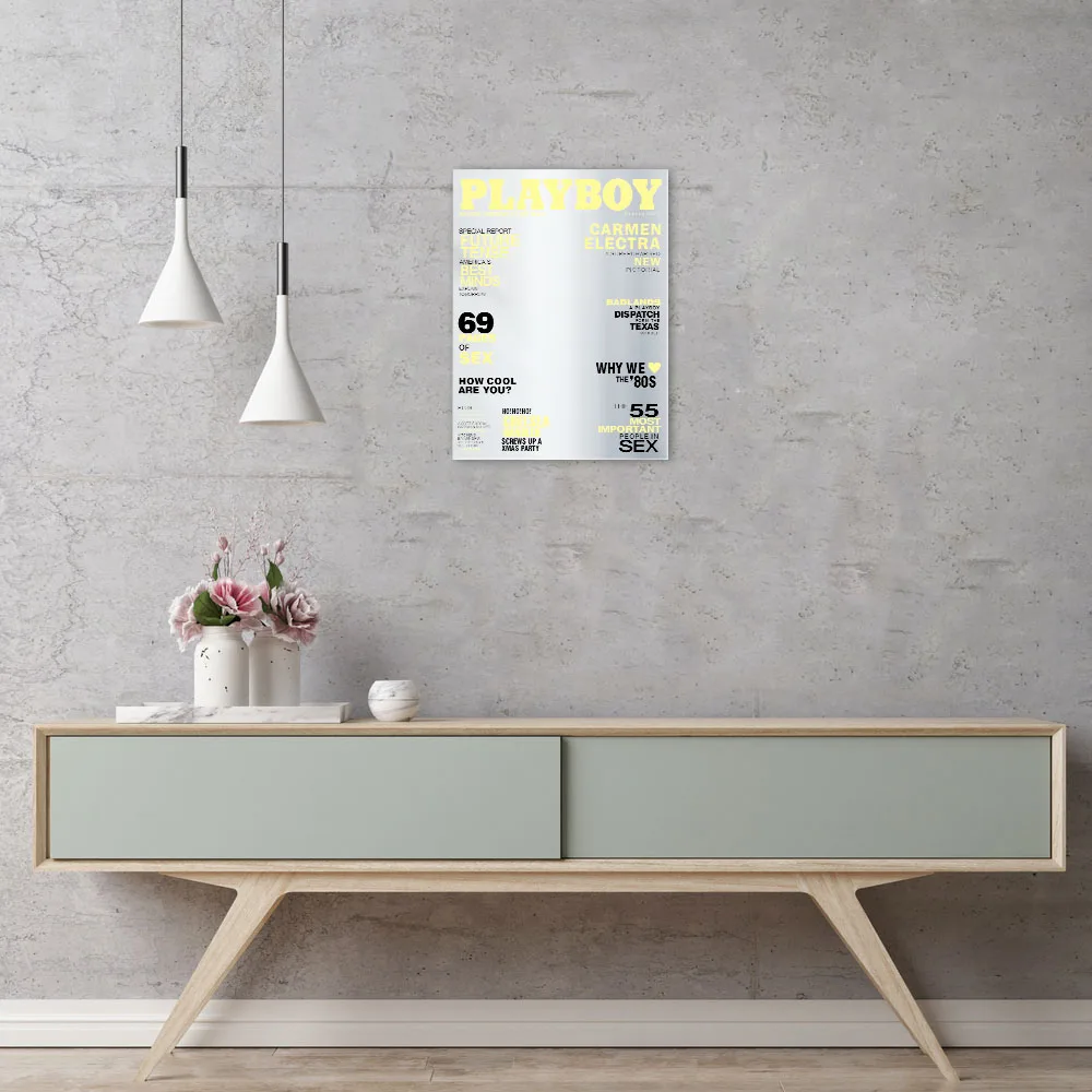 Чехол для журналов Playboy настенное зеркало Обложка новинка слайк шаблоны