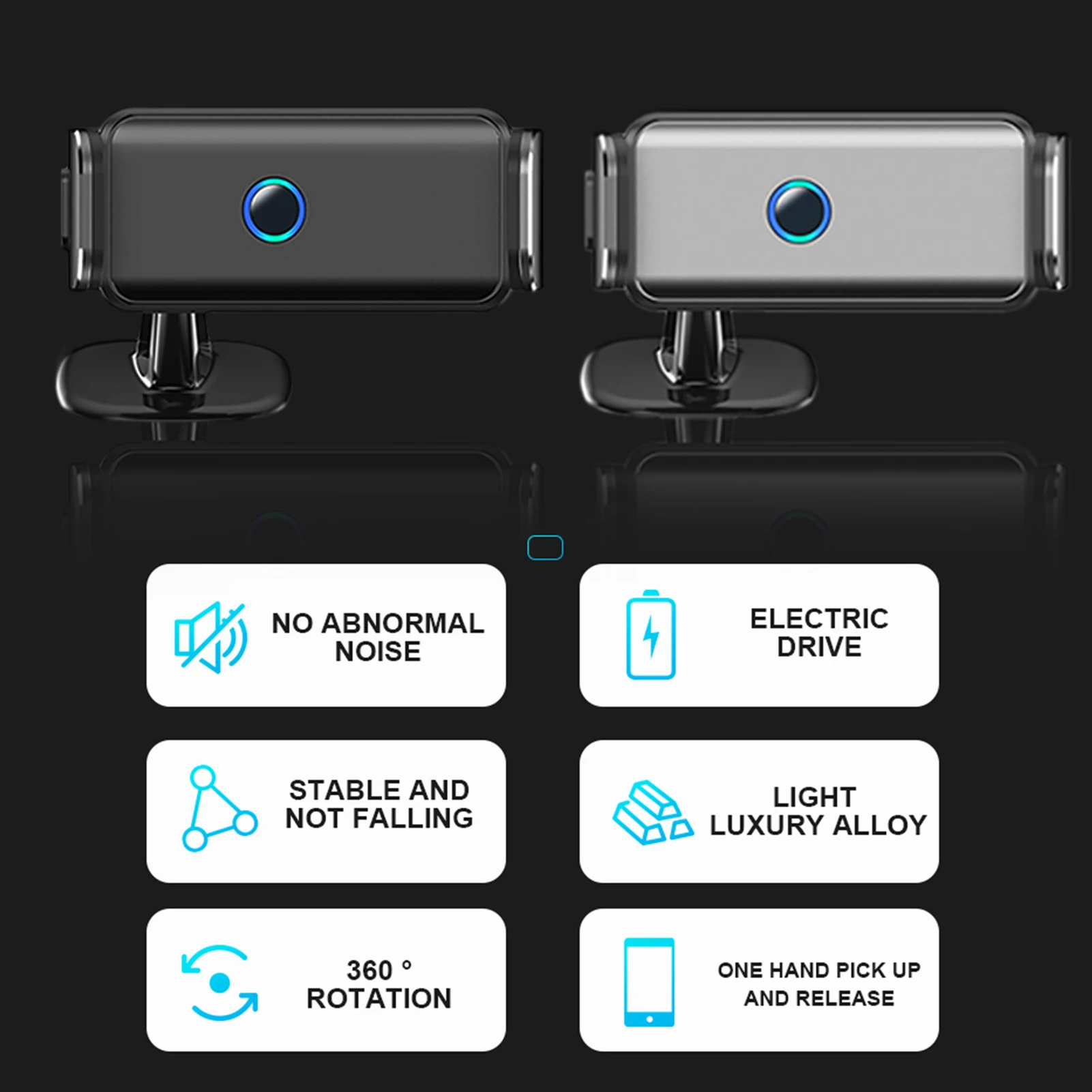 car smart electric locking mobile phone support holder for iphone xiaomi air vent clip stand auto induction mount bracket free global shipping