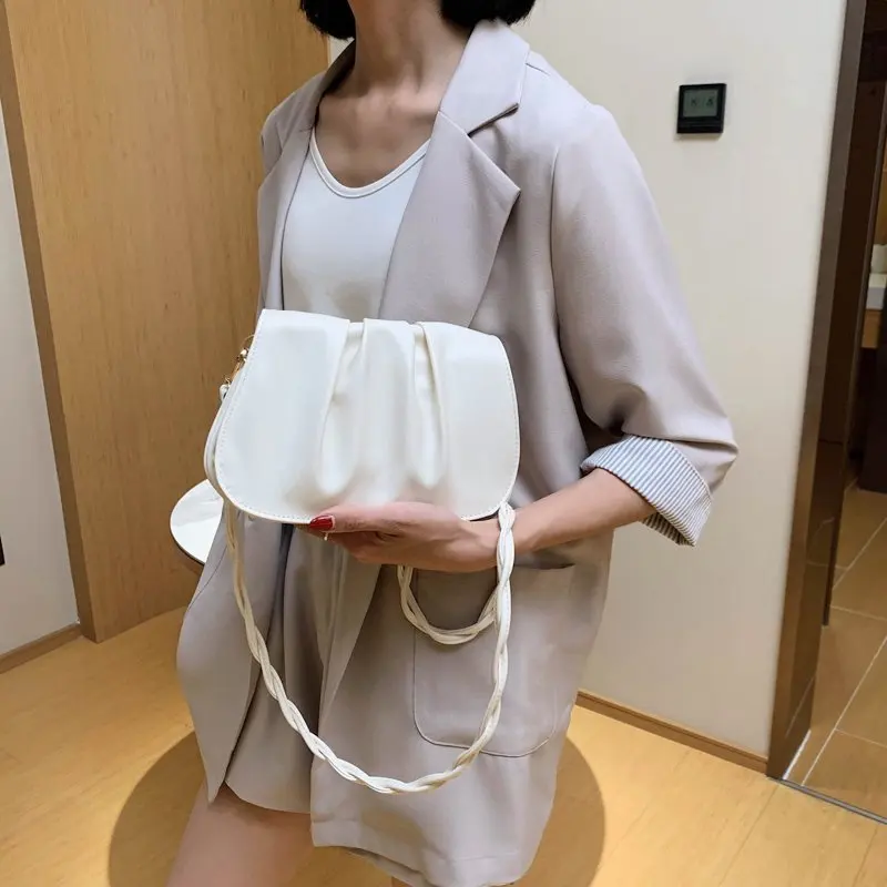 Женская плиссированная сумка DikizFly сумка-мессенджер через плечо роскошные