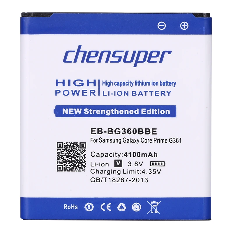 4100mAh EB-BG360BBE EB-BG360CBC Battery for Samsung Galaxy Core Prime G360 G3608 G3606 G3609 J2 Win 2 Duos TV SM-G360BT | Мобильные