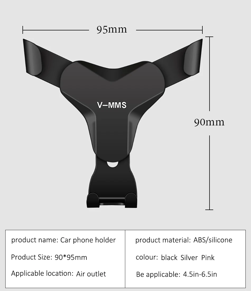 Автомобильный держатель для телефона Wellzly Универсальный мобильного кронштейн