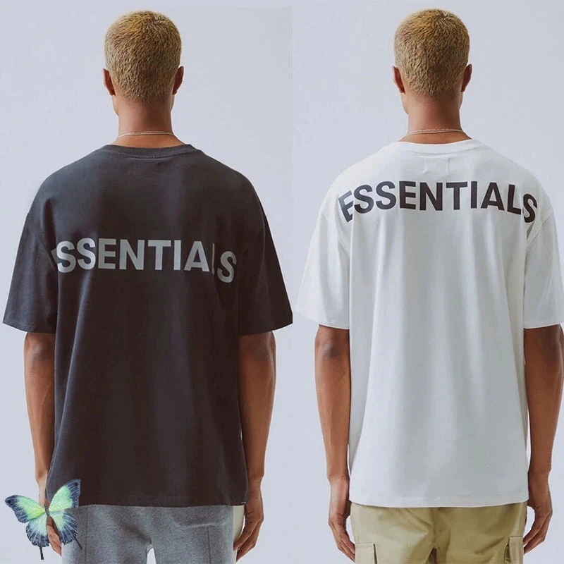 

Justin Bieber Essentials 3M Reflective T Shirt Men Women High Quality Essentials Letter Printing T-shirts 100%Cotton T-Shirt