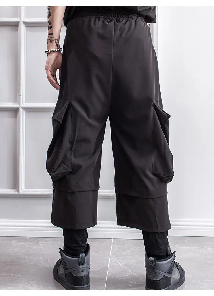 Диабло функциональный ниндзя комбинезон трендовые хип-хоп имитация 2 шт.