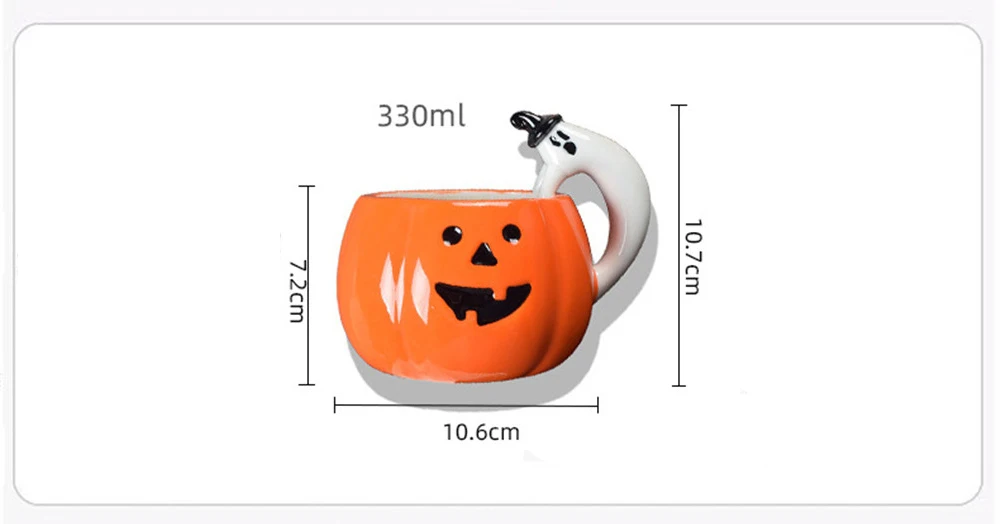 Креативные 3D кофейные кружки ручной работы с тыквой керамическая молочная чашка