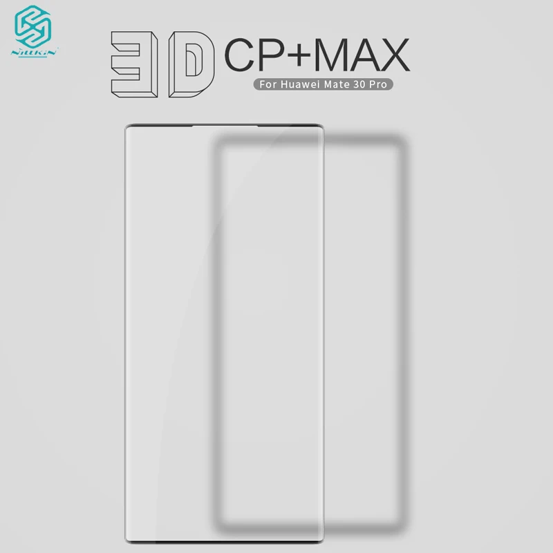 Закаленное стекло Nillkin 3D CP + Max для Huawei Mate 30 Pro Защита экрана Pro|Защитные стёкла и