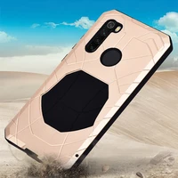 original imatch daily waterproof case for xiaomi redmi note 8 7 pro luxury metal silicone cover 360 full protection phone cases