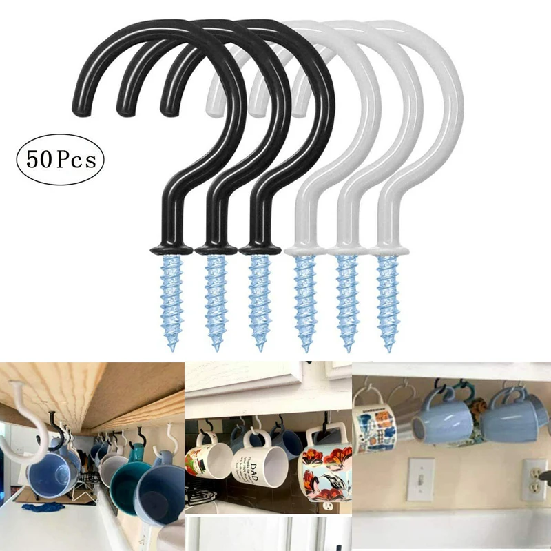 50 шт. настенные крючки с виниловым покрытием | Строительство и ремонт