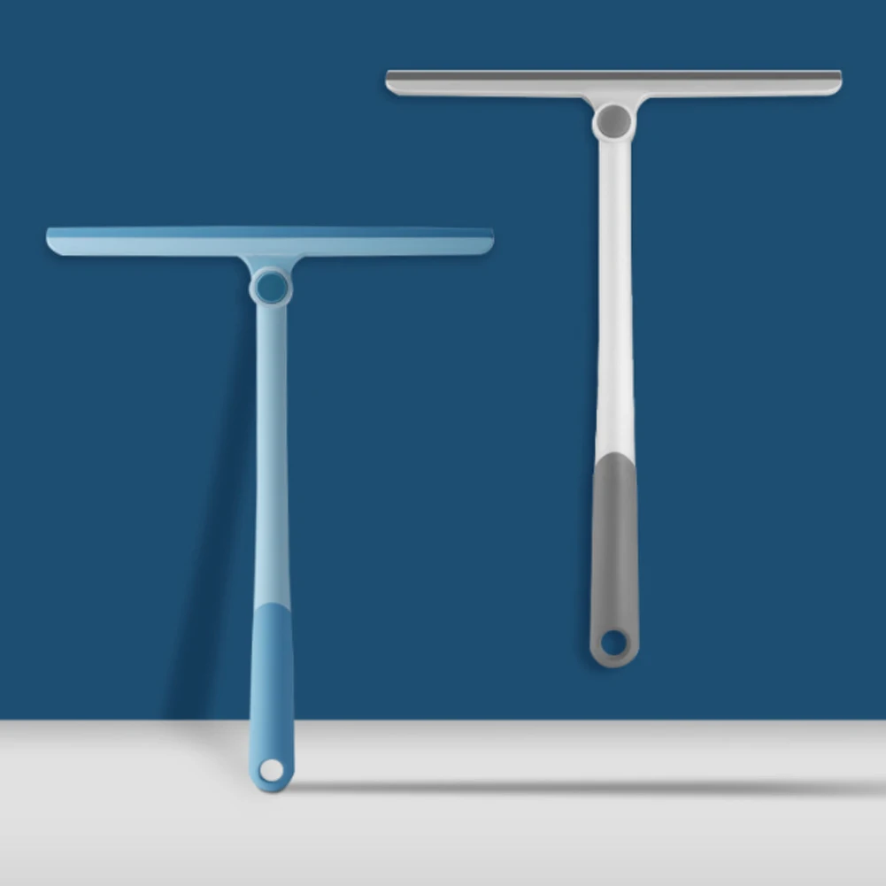 

Shower Squeegee 360° Rotatable Silicone Glass Scraper Wiper with Hanging Hole Household Cleaning Tool Kitchen Bathroom Accessory