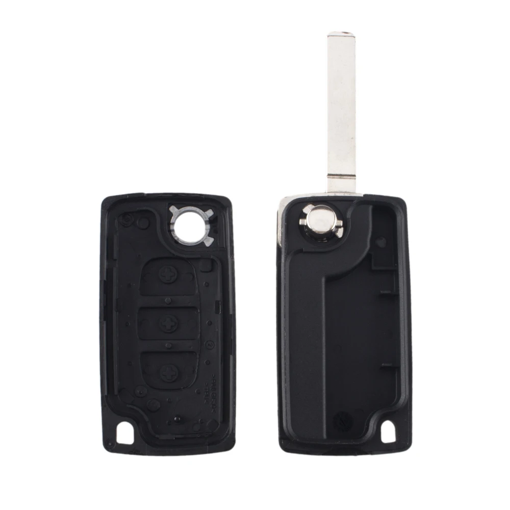 KEYYOU 20x3 кнопки флип дистанционного ключа автомобиля оболочки чехол Fob для Peugeot 207 307