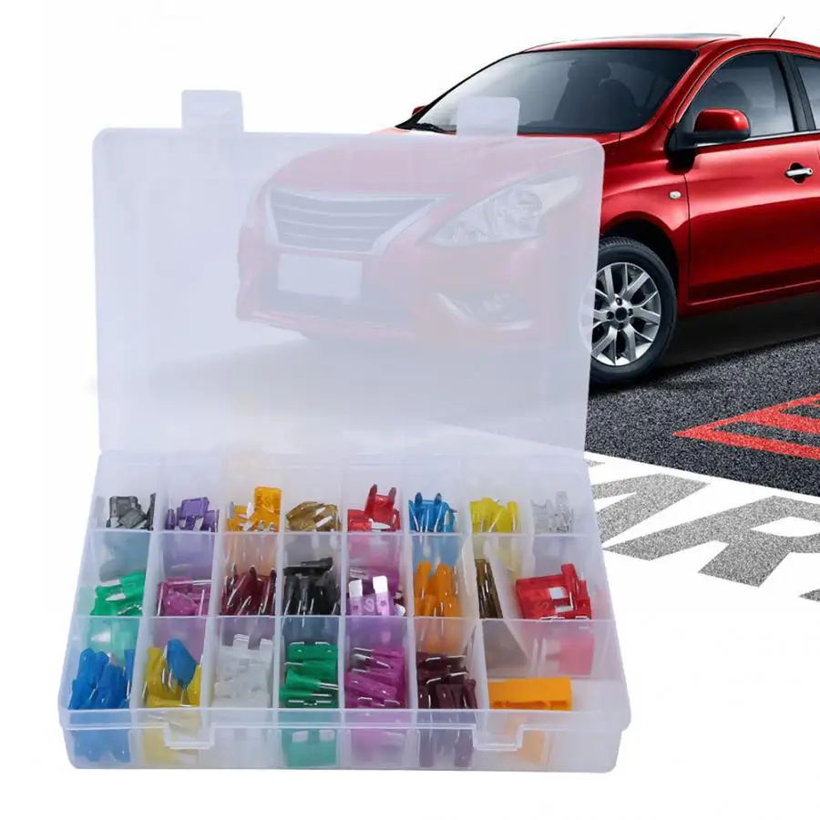 242 шт. смешанный мини предохранитель стандартное лезвие Набор в ассортименте