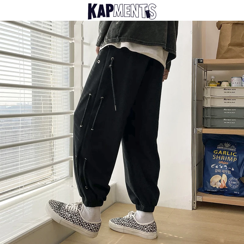 Мужские мешковатые спортивные брюки 2021 правильной формы мужские однотонные
