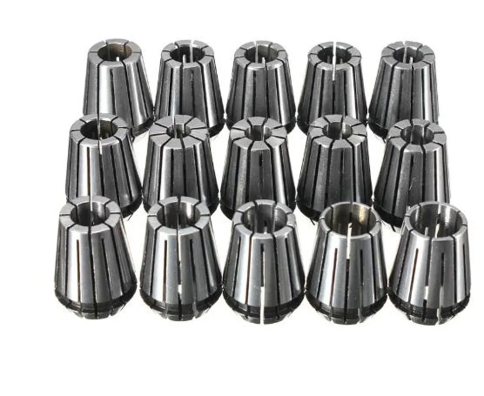 

14pcs/Set ER20 Spring Collet Set For CNC Engraving Machine And Milling Lathe Tool 1/16"-1/2"