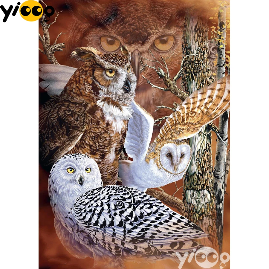 

Full Square/Round Drill Diamond Painting Cross Stitch Embroidery Eagle Spirit Rhinestone Mosaic Home Decor Gift AX2869