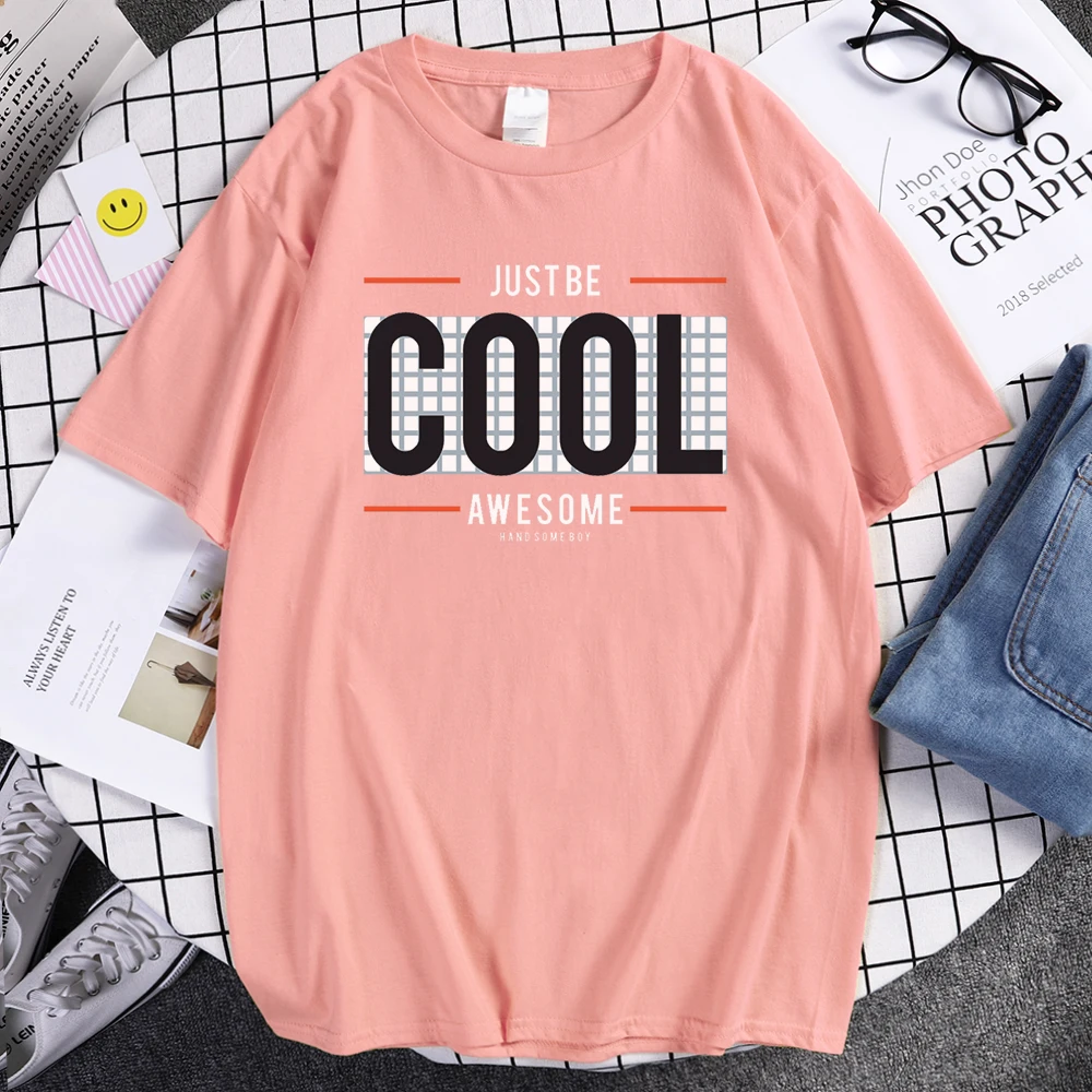 

spring summer Men T shirts short sleeve oversized clothing simple cool letters printing T Shirt fashion breathable Mens T-shirt