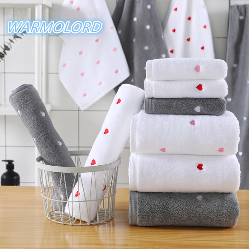 Хлопковое трикотажное абсорбирующее банное полотенце со звездочками и