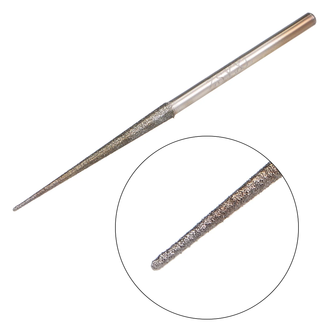 

uxcell Mini Diamond Burrs Drill Bits for Rotary Tool 2.35mm Shank 2.6mm Conial to jade ceramic glass wood stone Conial 2Pcs