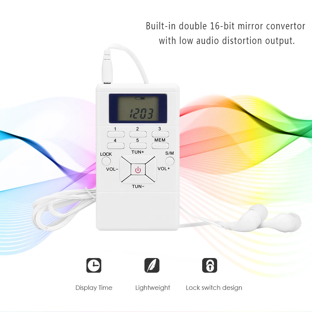 Портативный беспроводной FM трансмиттер 70 108 МГц 50 м/футов|Радиоприёмники| |