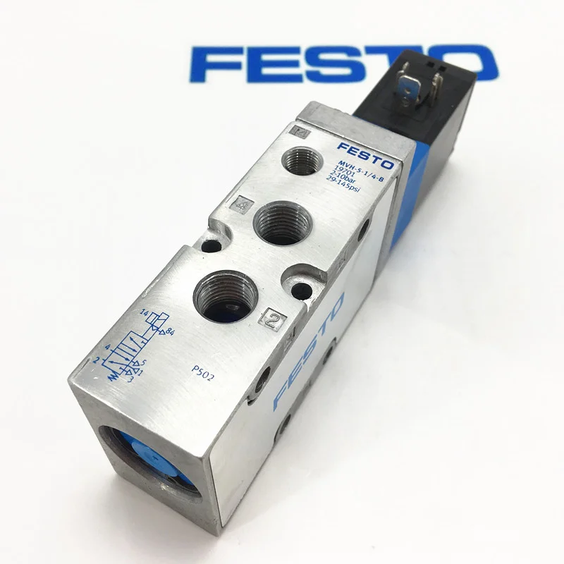 MFH-5-1/8-B DC24V DC220V без катушки MVH-5-1/4-B электромагнитный клапан festo MFH MVH серии пневматический компонент пневматические инструменты