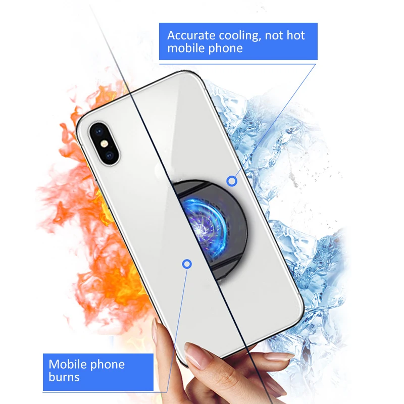 Universal Mobile Phone USB with Cooler Cooling Fan Gamepad Holder Stand Bank Radiator Mute Fan For Tablet Iphone Android