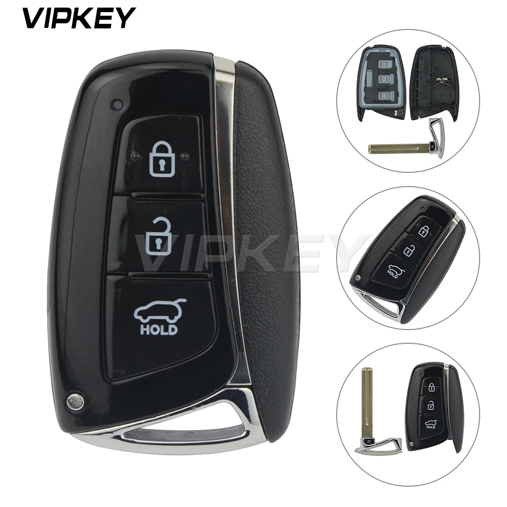 Дистанционный ключ 3 кнопки для Hyundai Santa Fe ix45 2013 2014 запасной умный чехол |
