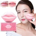 Красота Супер губы увеличитель Розовый Кристалл Коллаген маска для губ патчи увлажняющие эссенции против морщин корейская косметика инструменты для ухода за кожей