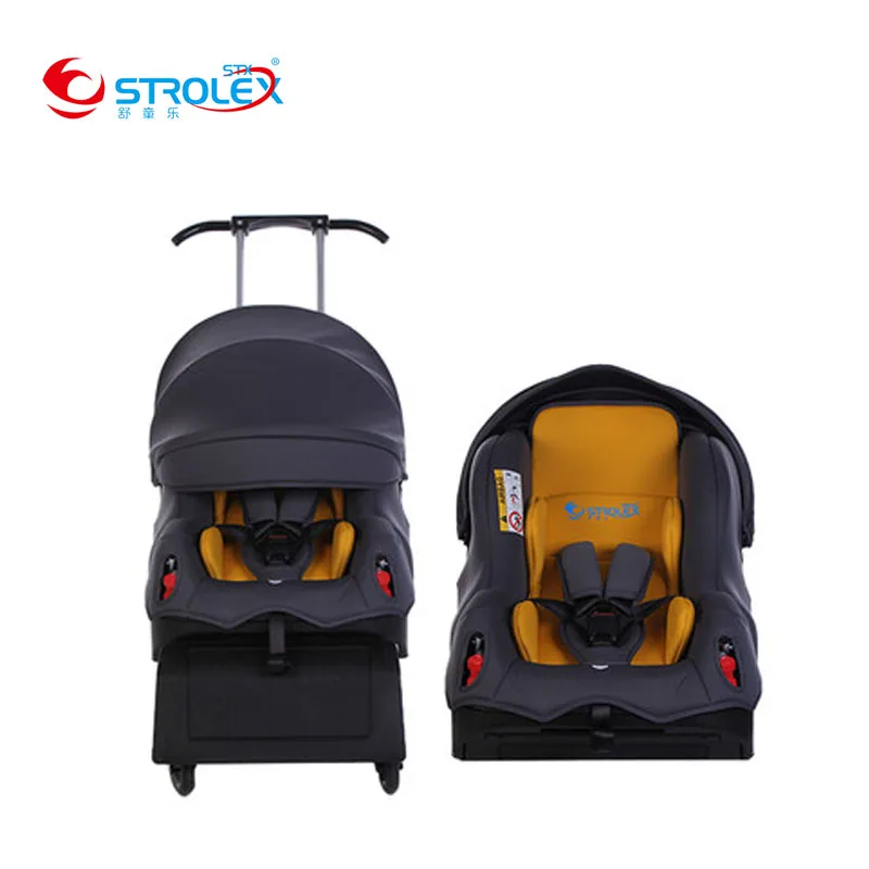 Strolex Isofix Aluminum Alloy baby stroller Five-point Car Seat Hard Interface Forward Baby Car Seat 0-12 Years