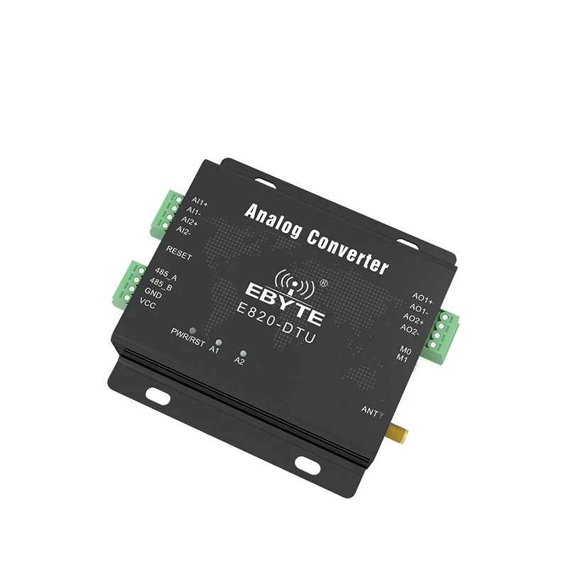 _ (2I2 433L) 433 МГц Modbus аналоговый захват 2 канальный беспроводной трансивер 1 Вт